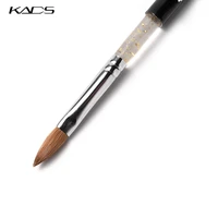 KADS Size 8# black Kolinsky Sable Brush.Professional kolinsky sable acrylic nail brush for acrylic brush 2