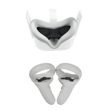 Vr accessorie conjunto capa protetora para oculus quest 2 controlador de toque vr com alça de junta aperto para oculus ques