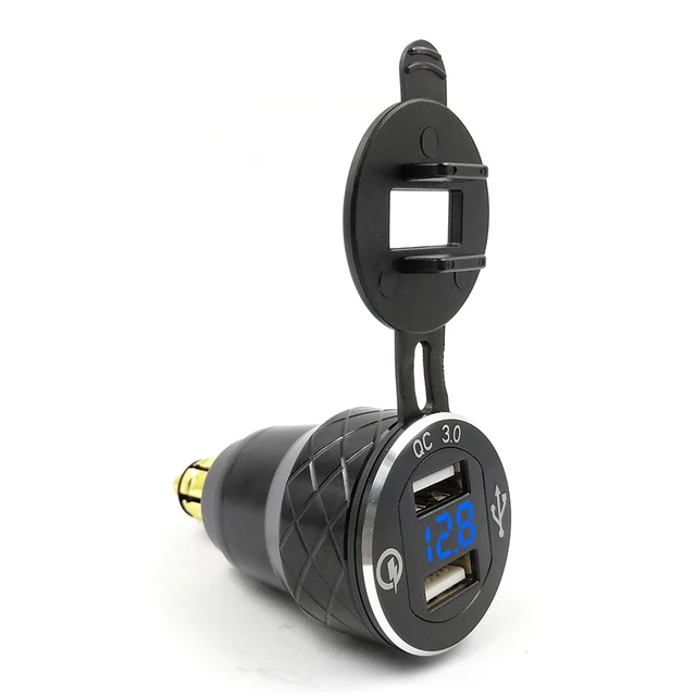 USB charger with motorcycle onboard plug suitable for BMW Triumph KTM  Ducati and