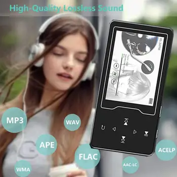 

New HIFI MP3 Player with Bluetooth4.0 Touch Button Built-in Speaker with 2.4 inch TFT Screen Lossless MP3 Music Player with FM