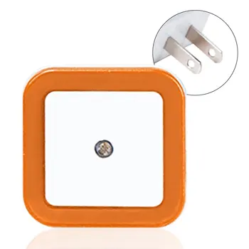 

Intelligent LED Induction Night Lamp Automatic Light Sensor Bedroom Light White/Blue/Yellow/Pink US/ EU Plug 110V-220V