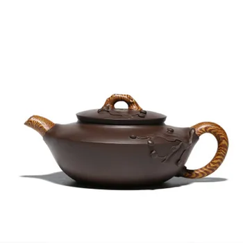 

Yixing Original Mine Purple Mud Zisha Teapot Famous Handmade Household Tea Kettle Exquisite Gift Tea Set