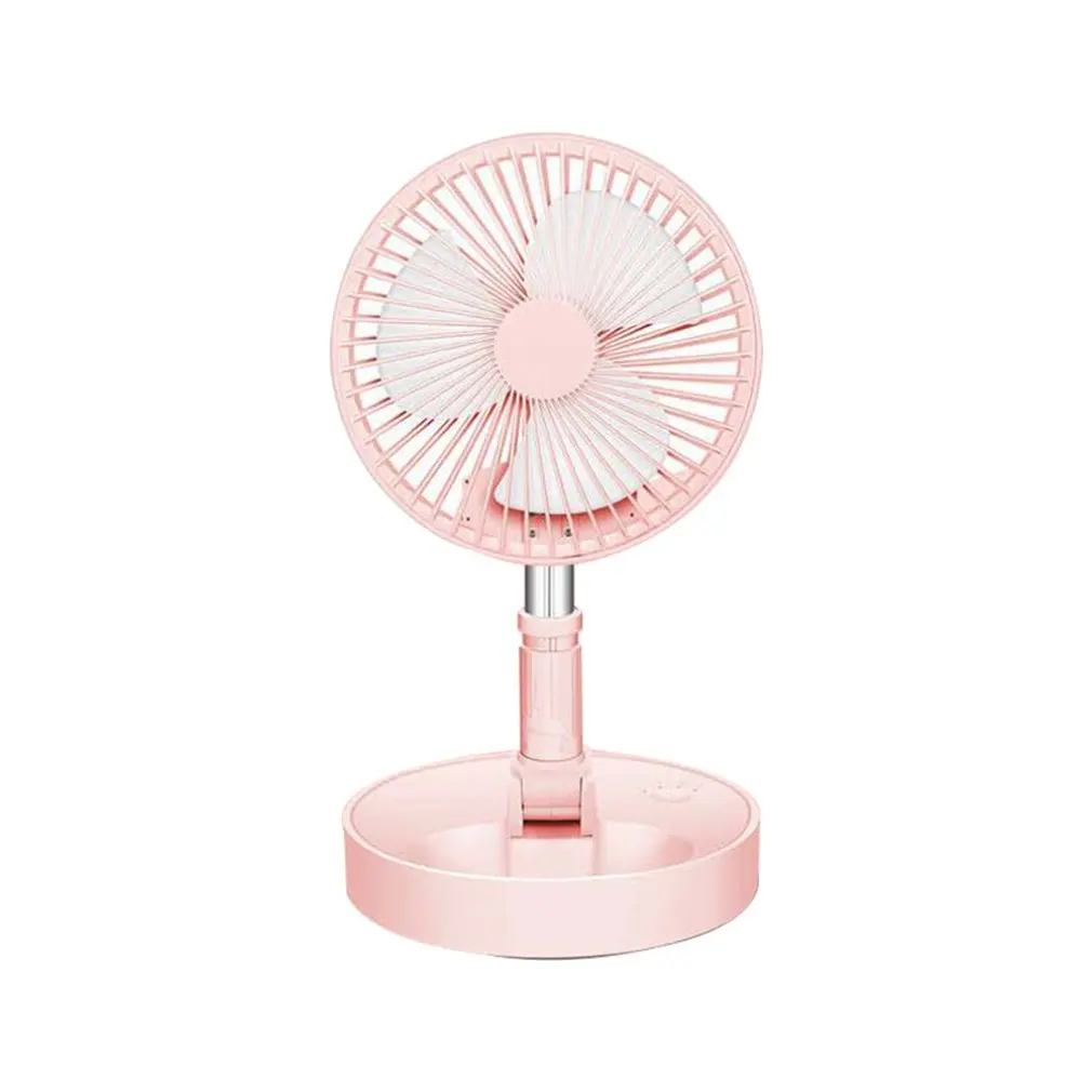 

Handheld Fan Mini Pocket Storage Macarons Small Portable USB Charging Fan Folding Telescopic Rechargeable Fan