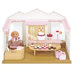 Semipkg дети Sylvanian Families игрушка-стиль торт магазин девушки игровой дом модель кукла игрушка 5263