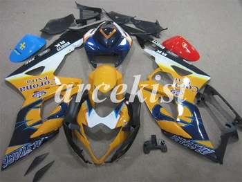 

Injection New ABS Motorcycle Full Fairings Kit Fit For SUZUKI GSX-R1000 K5 2005 2006 05 06 GSXR1000 body set Custom Yellow