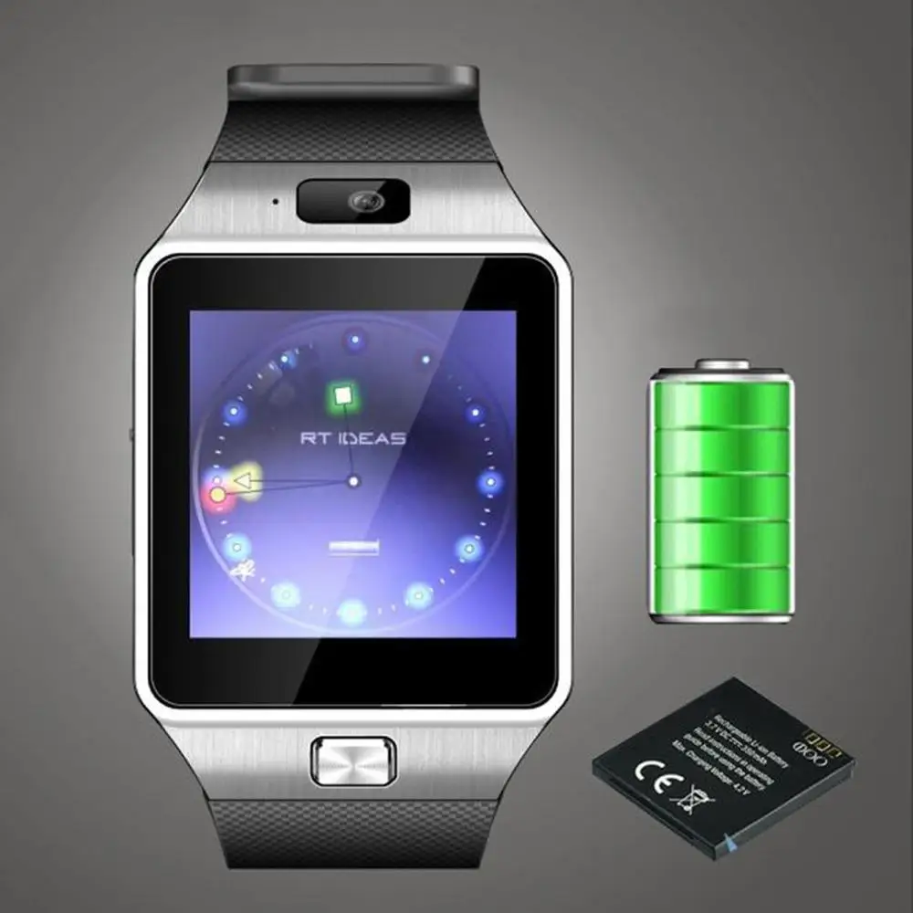 

Touch Screen Smart Watch dz09 With Camera Bluetooth WristWatch SIM Card Smartwatch For Ios Android Phones Support Multi language