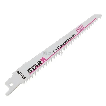 

High Carbon Steel S611DF 150mm 6" Reciprocating Saw Blade Effective For Cutting Wood Woodworking F14 20 Dropship