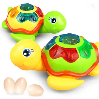 

Carton Electric Flash Lighting Turtle Universal Music Animal Plastic Toy Early Education Kids Gift
