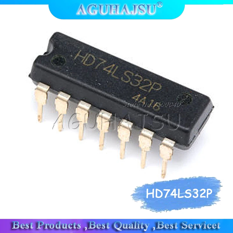 10 шт. HD74LS32P DIP14 HD74LS32 DIP SN74LS32N DIP-14 74LS32 Новый и оригинальный IC  Электронные | Отзывы и видеообзор