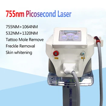 

Laser Beauty Machine For Tattoo Removal Portable Nd Yag Laser Pico Laser 755 1320 1064 532nm Picosecond Beauty Machine