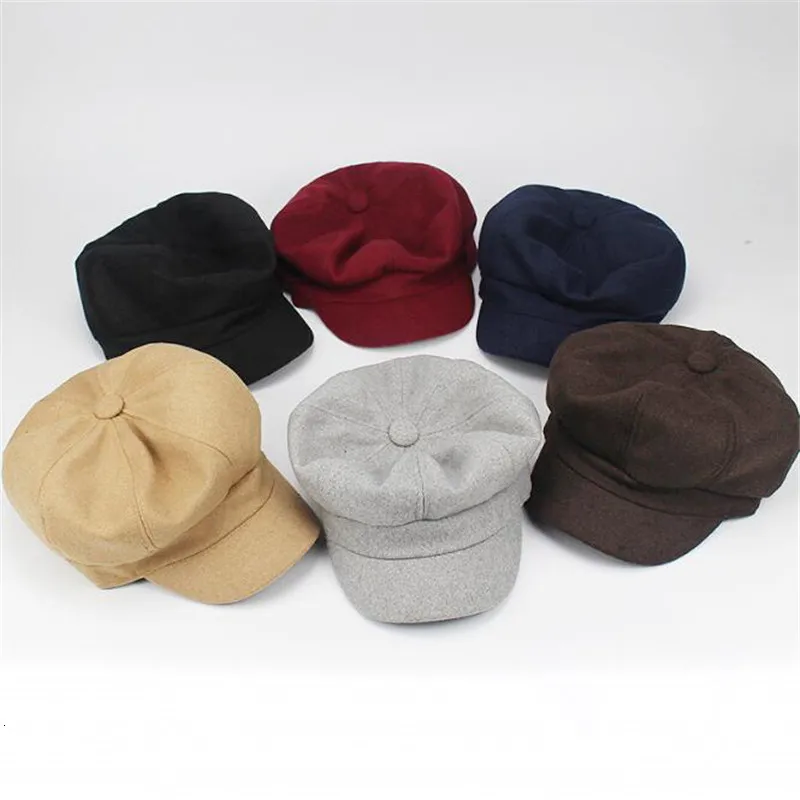 Модные женские Восьмиугольные шляпы, весна, осень, зима, клетчатый берет, Мужская восьмиугольная кепка, мужская хлопковая кепка, женская