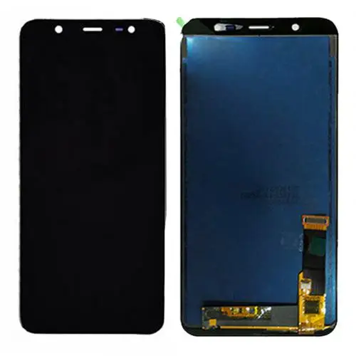 Сменный сенсорный жк-экран дигитайзер без рамки для Sam-sung Galaxy J8 SM-J810M/D-S J810F/D-S - Цвет: Черный