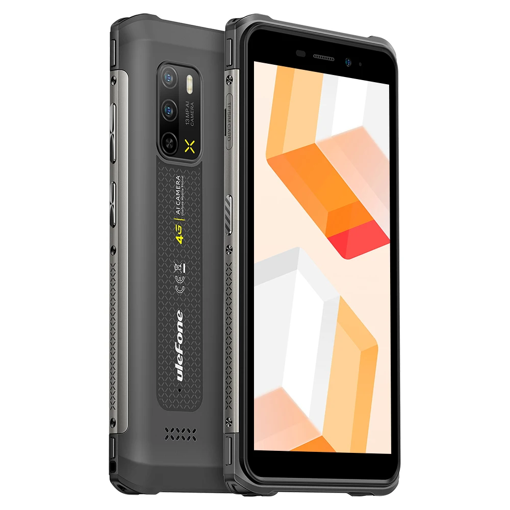 Armor X10 Ulefone Rugged Phone  4GB +32GB 5180mAh Global Version Waterproof Smartphone  5.45“ Android 11 telephone  NFC 13MP OTG cheap gaming cell phone Android Phones