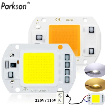 

LED COB Chip Diode AC 220V 10W 20W 30W 50W No Need Driver rectangular Chip For Spotlight Led Floodlight Lamp Lampada Led Bulb