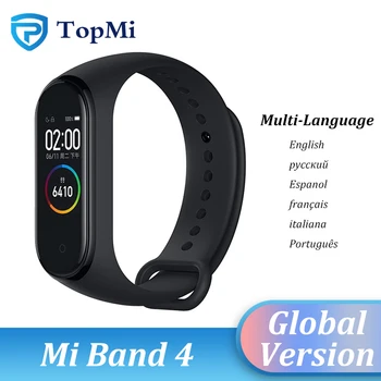 

New Original Global Version Xiaomi Mi Band 4 Multi Language Wristband Fitness Bracelet Heart Bluetooth 5.0 Waterproof Smart Band