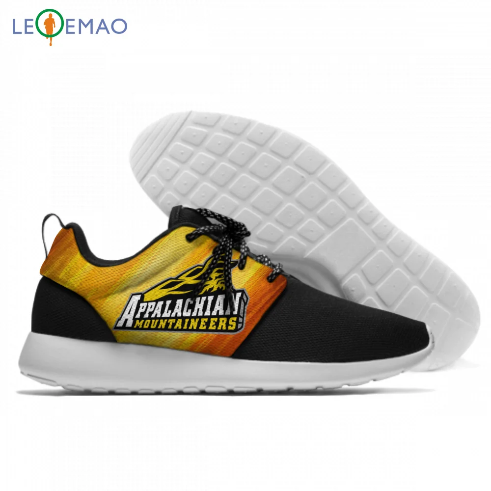 

Personality Running Shoes Appalachian State Hot Printing Mountaineers Unisex Lightweight Walking Lace-Up Gym Casual Sneaker