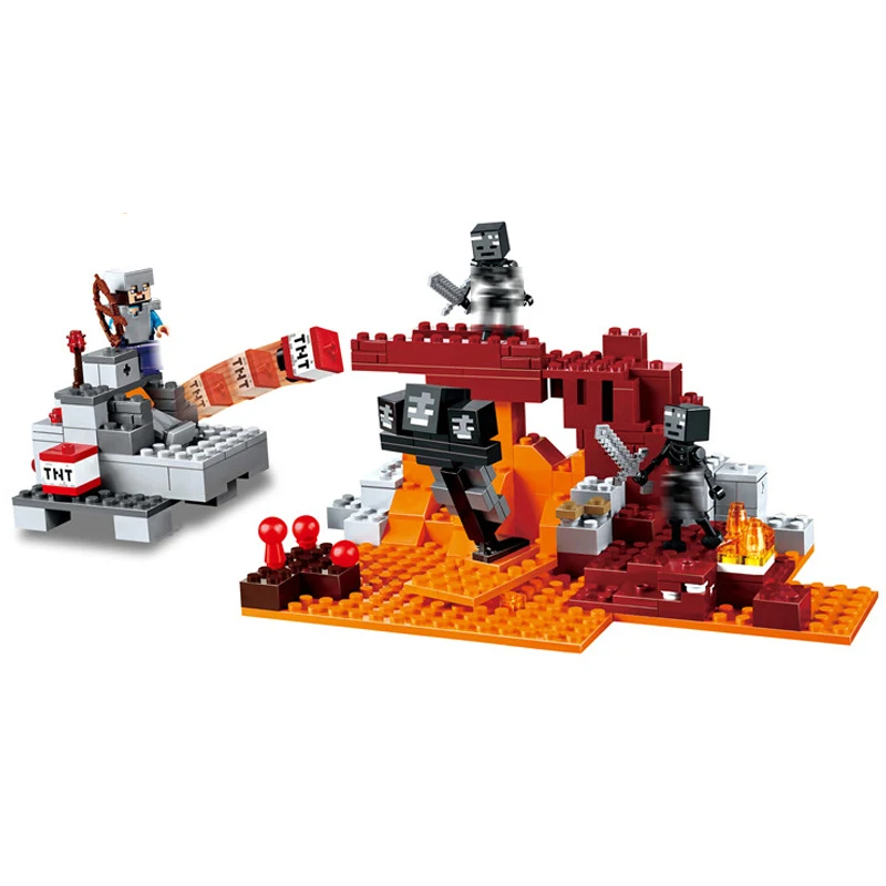 

21126 324pcs My World Series The Wither Model Building Blocks Bricks Enlighten Toys for Children 10469 Gift