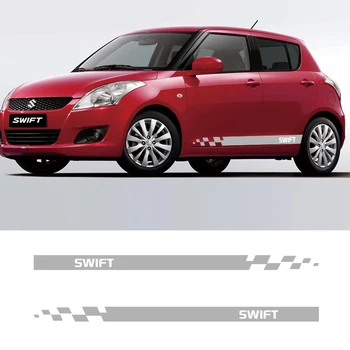 

2 PCS Car Vinyl Side Stripes Stickers Auto Graphics Decals For Suzuki Swift