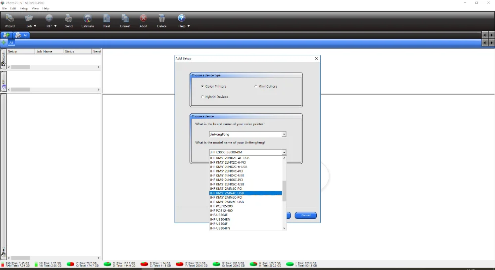 Ver 10,52 Vista photoprint RIP для принтера JHF vista