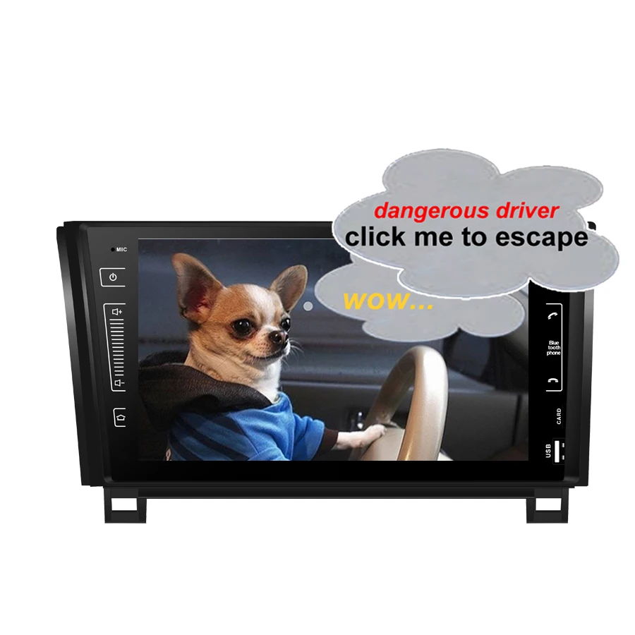 

Car Android 9.0 Player for Toyota Tundra Sequoia tape recorder 4G Lte sim card Bluetooth GPS Radio Head Unit 2.5D IPS screen