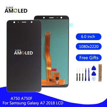

Original Amoled For Samsung Galaxy A7 2018 A750 A750F SM-A750F A750FN A750G LCD Display Touch Screen Digitizer Assembly Display