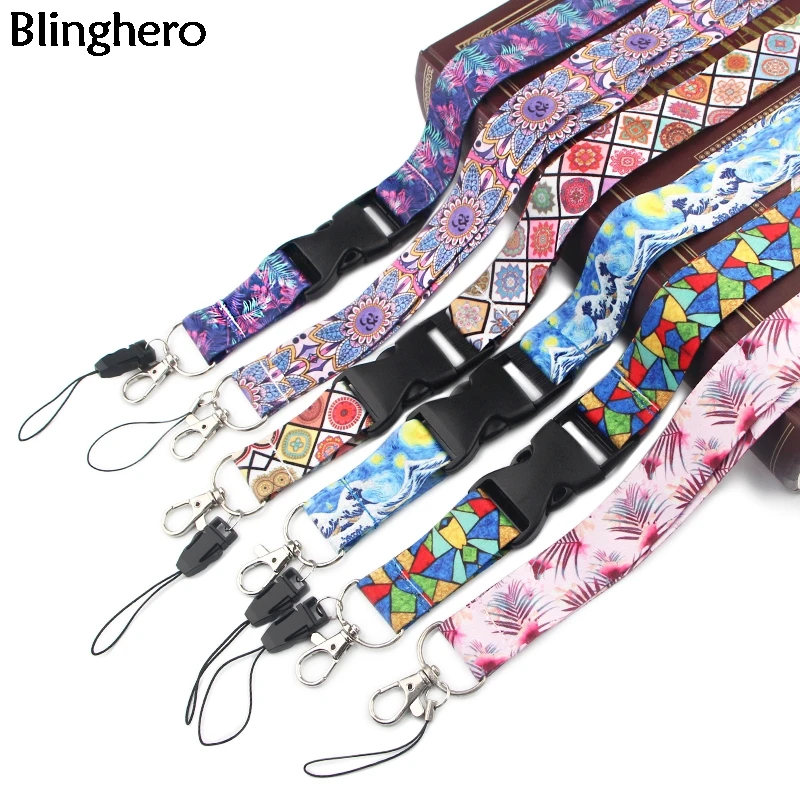 

Blinghero Stylish Lanyard Strap Cool Keys Strap Lanyard for Phone Camera Retro Style Lanyard ID Badge Holder Fashion Gift BH0422