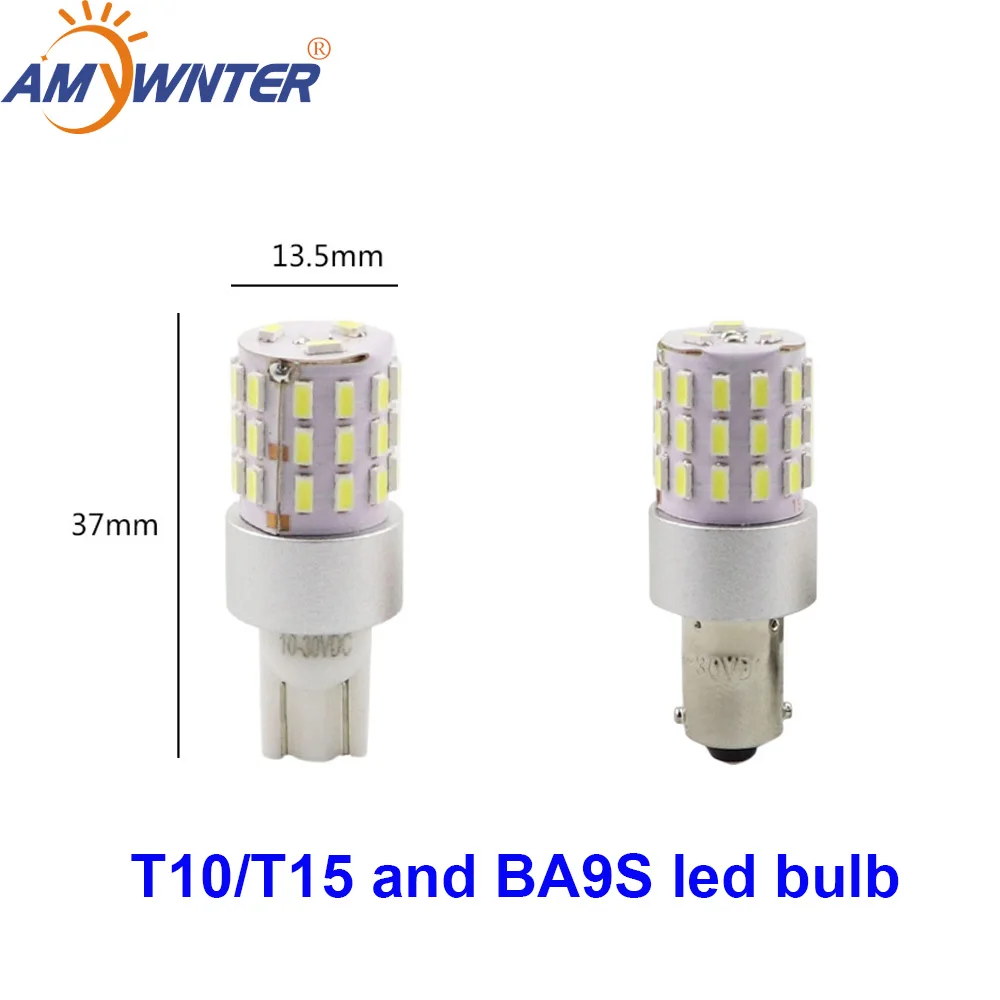 Высокая Мощность H6W огни W5W T10 светодиодный 194 921 3014 Светодиодный s WY16W лампы