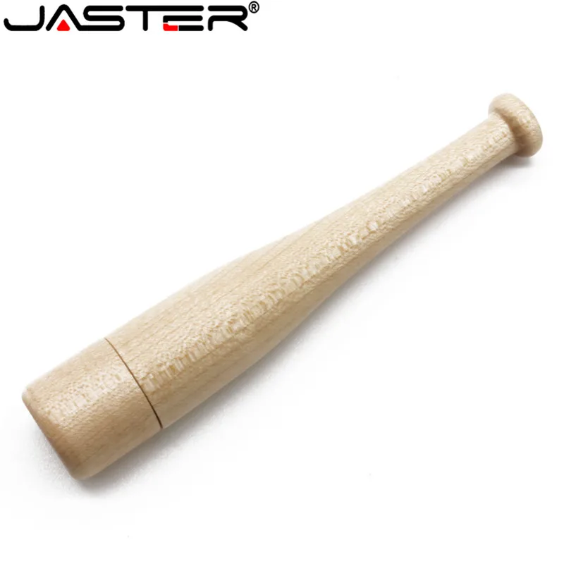 Usb флеш накопитель JASTER деревянный 4 32 Гб в виде кленовой бейсбольной биты|USB