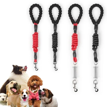 

EVA Reflective Rope Spring Pet Leashes Clothes Supporting Extended Dog Leash Cushioning Elastic Dog Rope Dropshipping