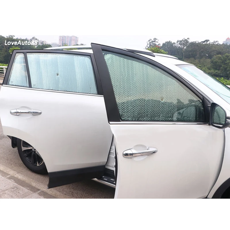 

Window Sun Shade Foldable Auto UV Protection Windshield Sun Shade Cover Sunshade Reflective For Toyota Rav4 RAV-4 2014-2018
