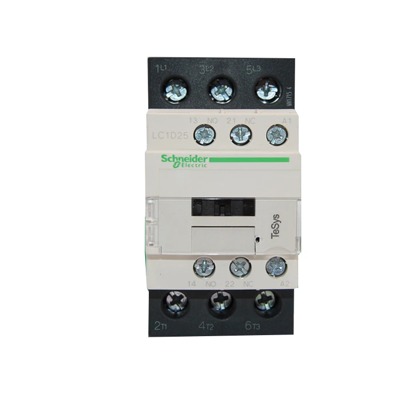 

AC Three-phase Exchange contactor 3P 25A 220v 50/60Hz LC1D25M7C One open and one closed Coil voltage Original authentic