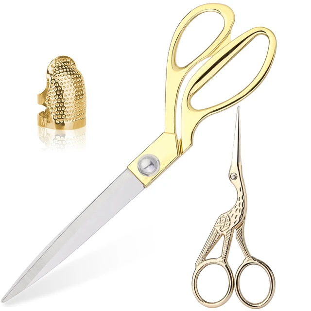 SHWAKK Professional Tailor Scissors Clothing Scissors Embroidery Scissor  Tools for Sewing Craft Supplies Scissors Fabric Cutter