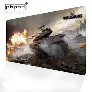 

Pbpad 70X40cm Gaming World of Tanks Mouse Pad Large Locking Edge Rubber Mousepad Gamer Computer Mouse Pad For Computer