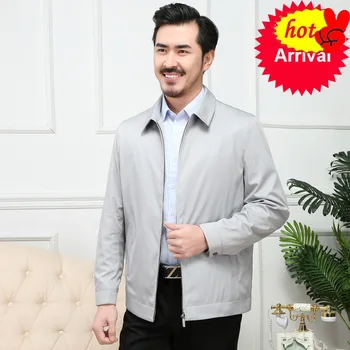 

New Men's Autumn Zipper Jacket Business Casual Lapel Slim Fit Jacket High Quality Classic Style M-4XL