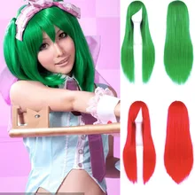 AIYEE 38 дюймов 100 см Длинные косплей Лолита парик афро легко подходящие аниме вечерние Ombre светлые синтетические парики