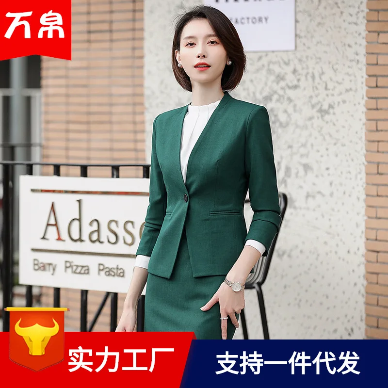 

Suit Set Women's 2020 Graceful Fashion Wear Formal Wear Work Clothes Elegant Suit Summer