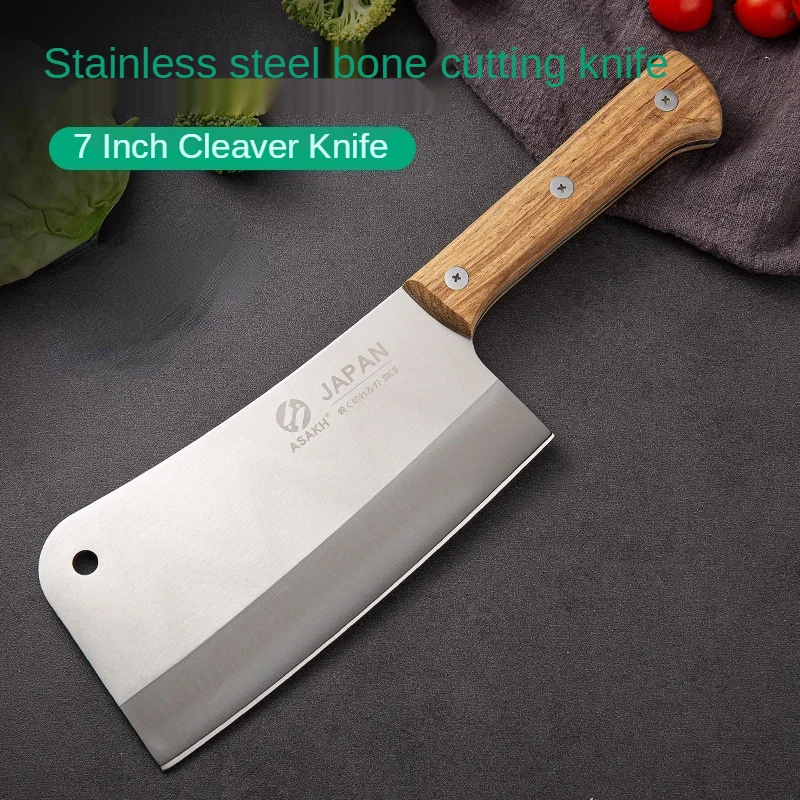 7 Inch Kitchen Cleaver Knives Chef Knife Stainless Steel Chopping