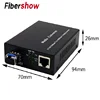 Fiber Optical media converter 1 port sfp to 1 rj45 gigabit optical fiber ethernet for ip camera 10/100/1000M ► Photo 3/4