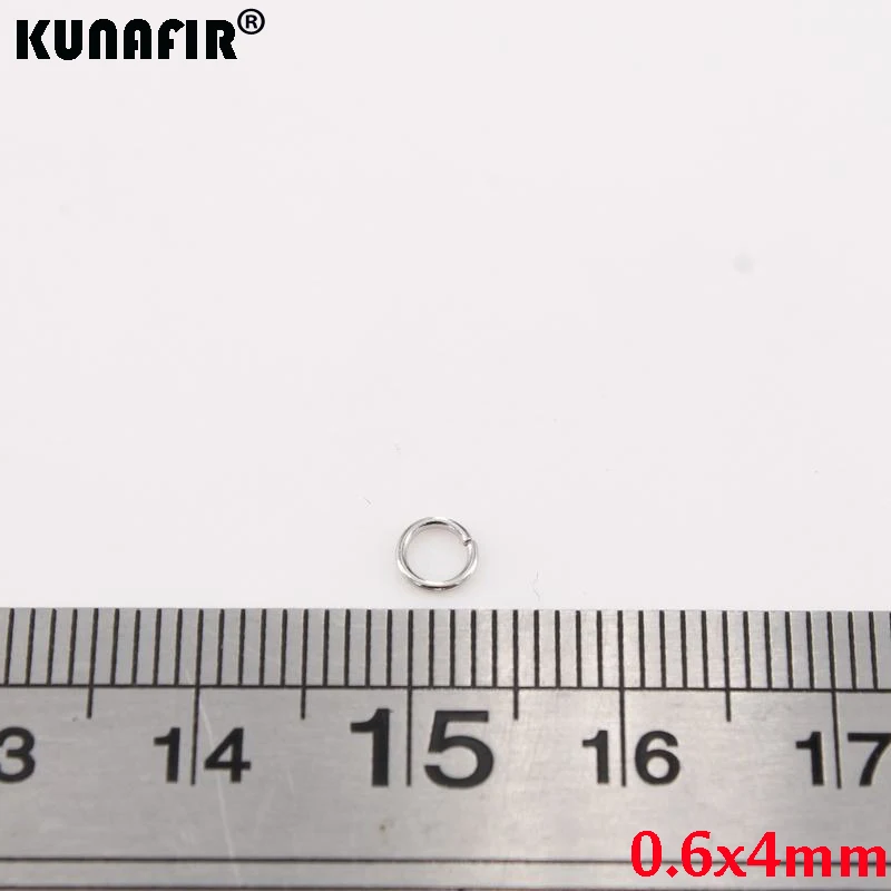 Стальные колечки из нержавеющей стали 0 4 8 мм 200 шт. 1000 аксессуары для