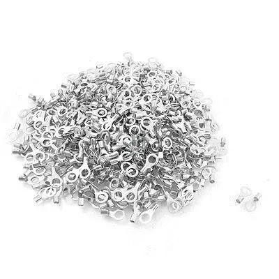 

1000 Pcs RNB2-5S AWG 16-14 Non Insulated Ring Terminals Connectors