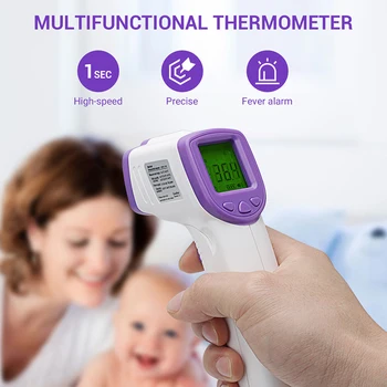 

Non-contact Digital LCD Body Infrared Forehead Thermometer Infant Fever Measurement Handheld Industrial Outdoor IR Thermometer