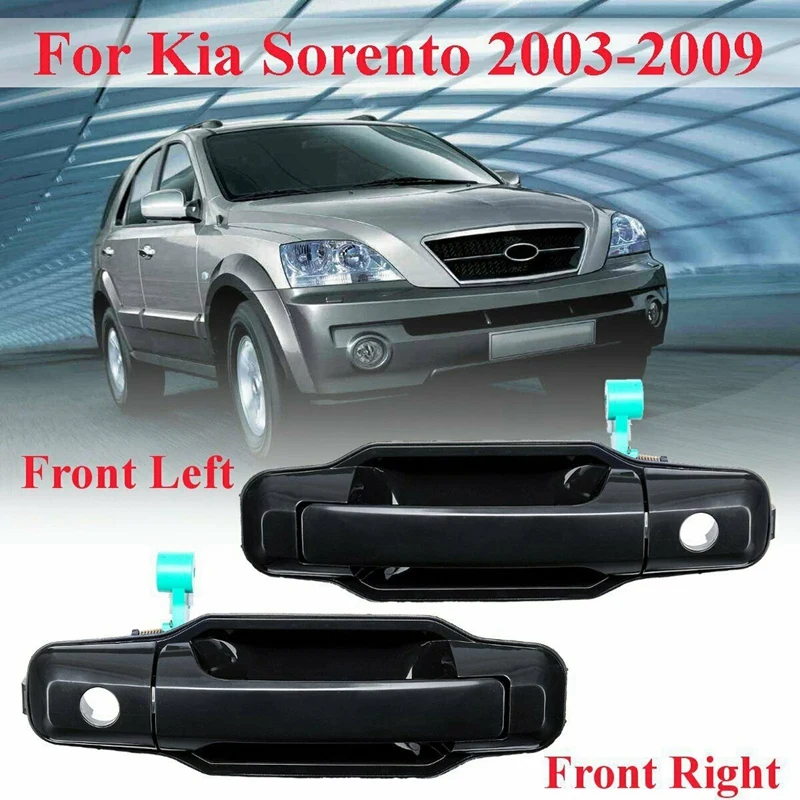 Для Kia Sorento 2003-2009 левая и правая Abs внешняя ручка для входной двери Lhd Передняя