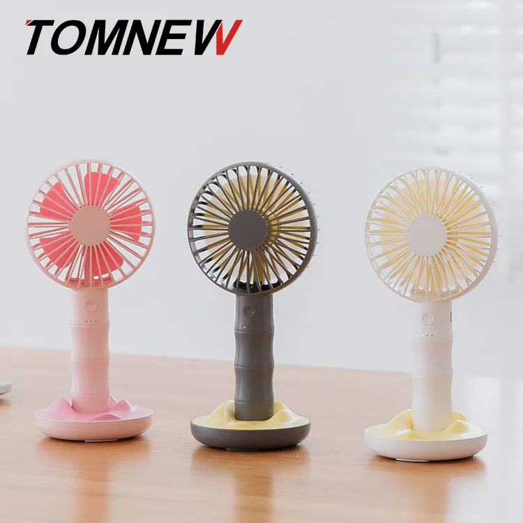 

2019 New Products Bamboo Pattern Fan USB Chargeable Large Wind Power Small Fan Mini Desktop Portable Hand-held Electric Fan