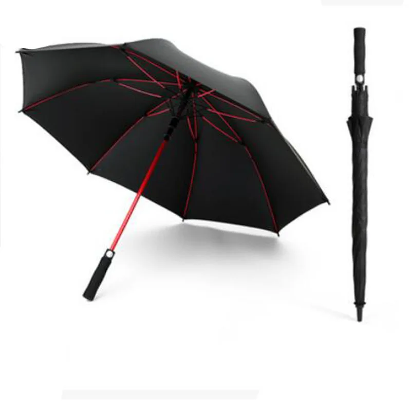 

Full Fiber Long Handle Golf Umbrella Male Business Gift Advertising Umbrella Oversized Straight Weatherproof Umbrella Customized