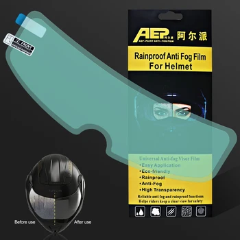 

Universal Helmet Clear Pinlock Anti-Fog Patch Film Motorcycle Helmet Lens Fog For K3 K4 AX8 LS2 HJC MT Helmets Car Accessories
