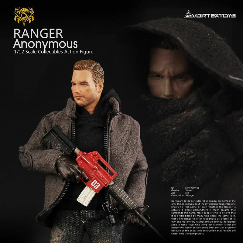 Vortex Toys V00012 YEW серия Ranger Anonymous 1/12 фигурка