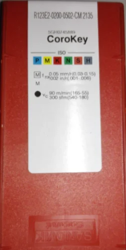 10 шт. карбидные вставки R123E2-0200-0502-CM2135