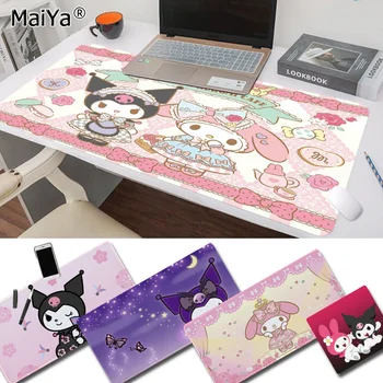 

Maiya Funny Japan Anime Kuromi Keyboards Mat Rubber Gaming mousepad Desk Mat Rubber PC Computer Gaming mousepad