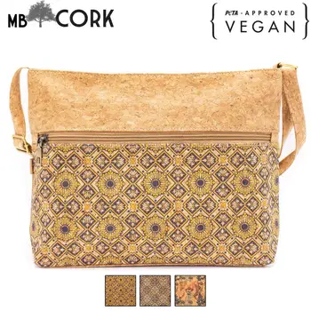 

Natural Cork Shoulder Bag | Made with Cork Fabric Bag-2010