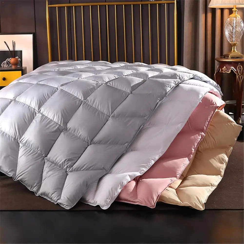 

Goose Down Comforter/blanket/quilt/duvet Summer Winter King Queen Twin Size Handmade Bedding Washable Duvet For Hotel Home Tool